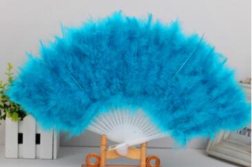Beautiful feather fan dance props Wedding Party Hand Fancy Dress Costume Event Party Supplies 8pcs wholesale