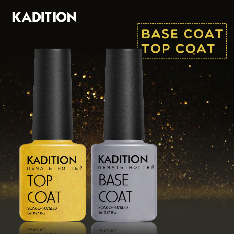 KADITION Top and Base Coat Primer UV Gel Polish Design 8ml Transparent Top Base Gel Varnish Soak Off Nail Manicure Nail Art, Top ccoat
KADITION Top and Base Coat Primer UV Gel Polish Design 8ml Transparent Top Base Gel Varnish Soak Off Nail Manicure Nail Art, Top ccoat