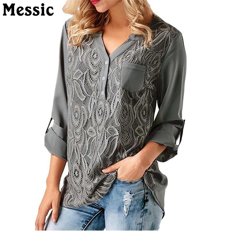 Embroidery Lace Chiffon Blouse Shirt Women Tops 2018 Autumn Winter Fashion Sexy Casual Long Sleeve Ladies Top Plus Size S-3XL, Green
Embroidery Lace Chiffon Blouse Shirt Women Tops 2018 Autumn Winter Fashion Sexy Casual Long Sleeve Ladies Top Plus Size S-3XL, Green