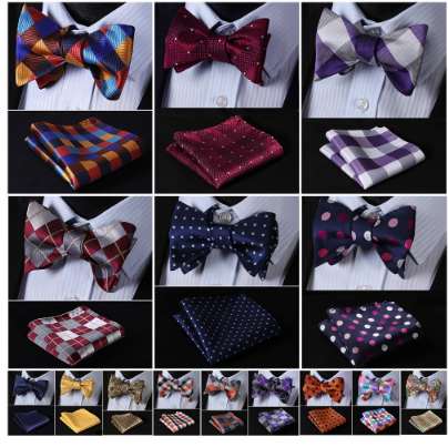 Check Polka Dot Silk Jacquard Woven Men Butterfly Self Bow Tie BowTie Pocket Square Handkerchief Hanky Suit Set G5
Check Polka Dot Silk Jacquard Woven Men Butterfly Self Bow Tie BowTie Pocket Square Handkerchief Hanky Suit Set G5