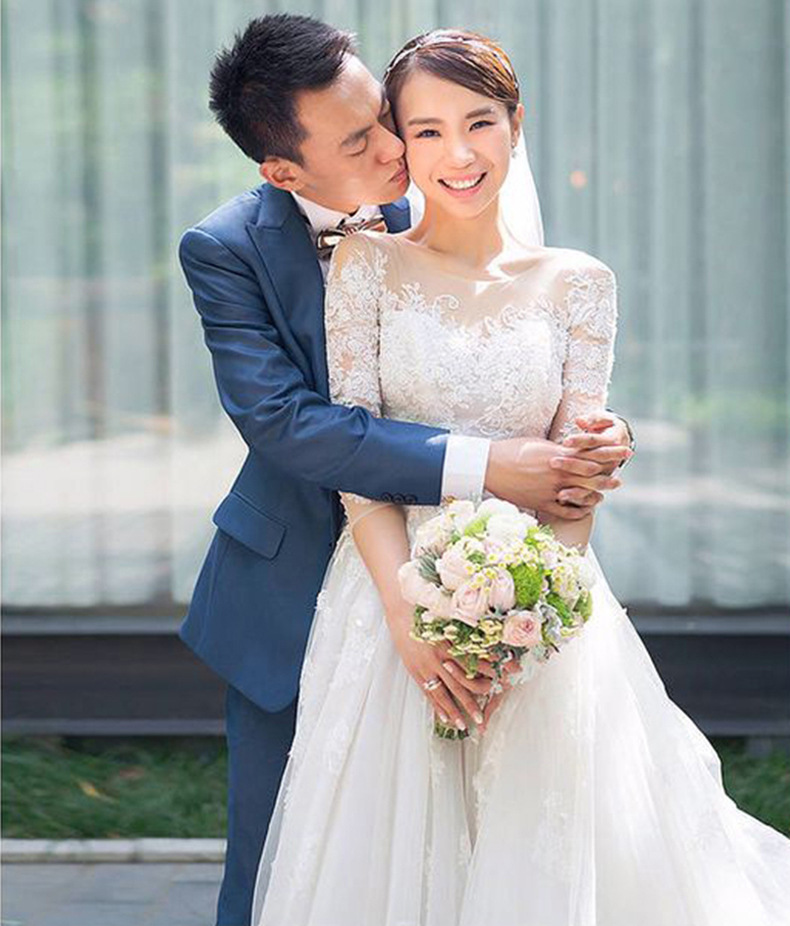 long half sleeve muslim lace wedding dress high quality 2017 bride simple bridal gown real photo wedding-dress vestido de noiva