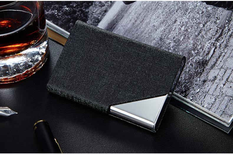 Slim Metal PU Card Holder Metal Business Card Holders Wallets Money Case 11 Color Assorted X126, Black
Slim Metal PU Card Holder Metal Business Card Holders Wallets Money Case 11 Color Assorted X126, Black