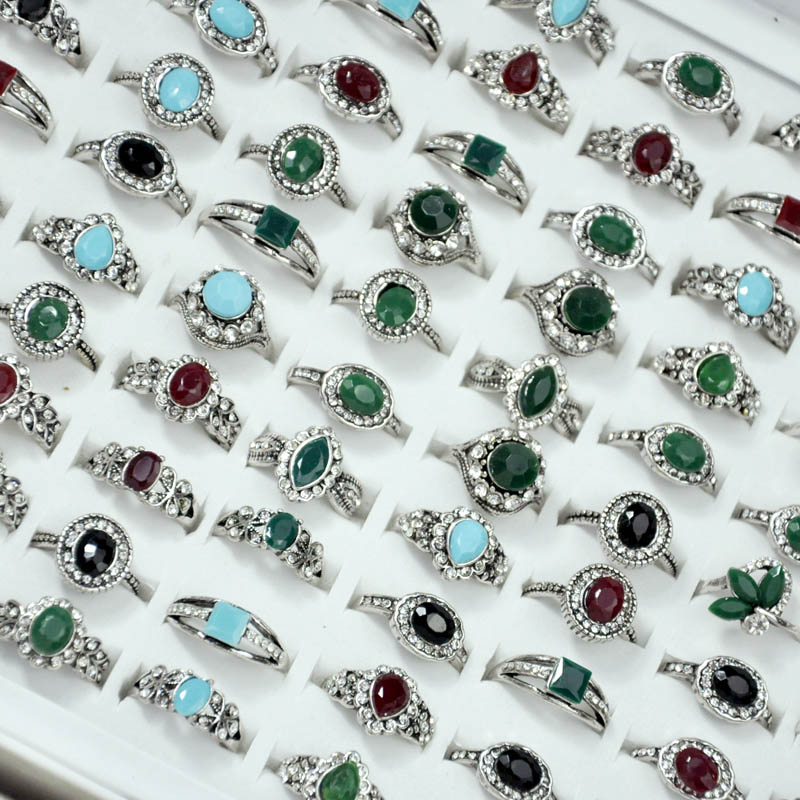 New Vintage Rhinestone Ancient Silver Women Ring lot female anel Jewelry Lots Top quality LR4057
New Vintage Rhinestone Ancient Silver Women Ring lot female anel Jewelry Lots Top quality LR4057