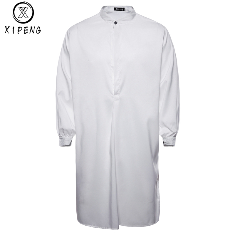 2018 Autumn New Brand Men's Shirt Arab Style Fashion Simple Long Men's Casual Shirt White Muslim Robe Thobe Dress M-XXL
2018 Autumn New Brand Men's Shirt Arab Style Fashion Simple Long Men's Casual Shirt White Muslim Robe Thobe Dress M-XXL