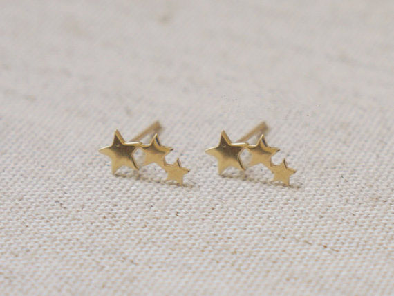 10Pairs Tiny 3 Stars Stud Earrings Three Linking Stars Stud Earring Cute 3star teens stud earrings for women
10Pairs Tiny 3 Stars Stud Earrings Three Linking Stars Stud Earring Cute 3star teens stud earrings for women