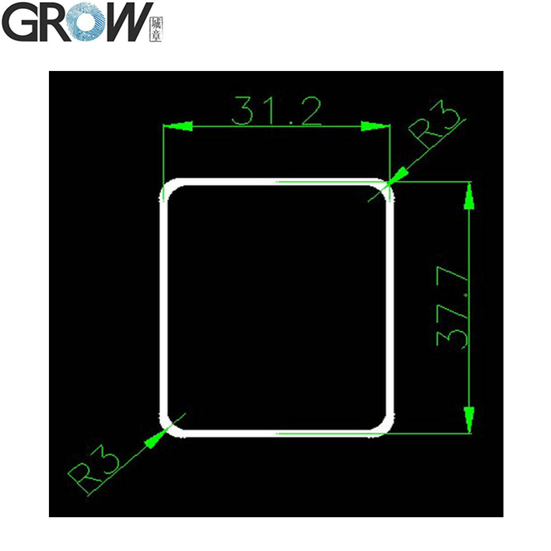 GROW Silver-gilt mounting bracket of R307S fingerprint module
