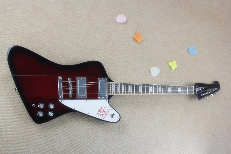 Firebird electric guitar black circle wine red rosewood fingerboard 
Firebird electric guitar black circle wine red rosewood fingerboard