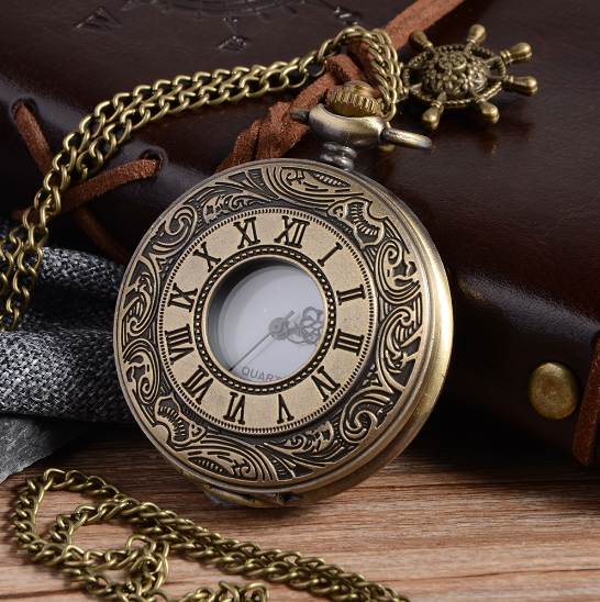 Vintage Bronze Roman Number Quartz Pocket Watch Fashion Style Best Christmas Gift Pendant Steampunk Cindiry, Other
Vintage Bronze Roman Number Quartz Pocket Watch Fashion Style Best Christmas Gift Pendant Steampunk Cindiry, Other