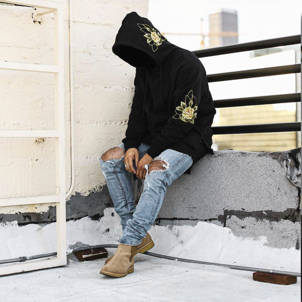 feitong Brand Sweatshirt Men'sprinting Hoodies Men Hip Hop Fashion Fleece high quality Hoody Pullover Sportswear Clothing
