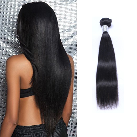 Indian Virgin Human Hair Straight Unprocessed Remy Hair Weaves Double Wefts 100g/Bundle Can be Dyed Bleached Hair Extensions