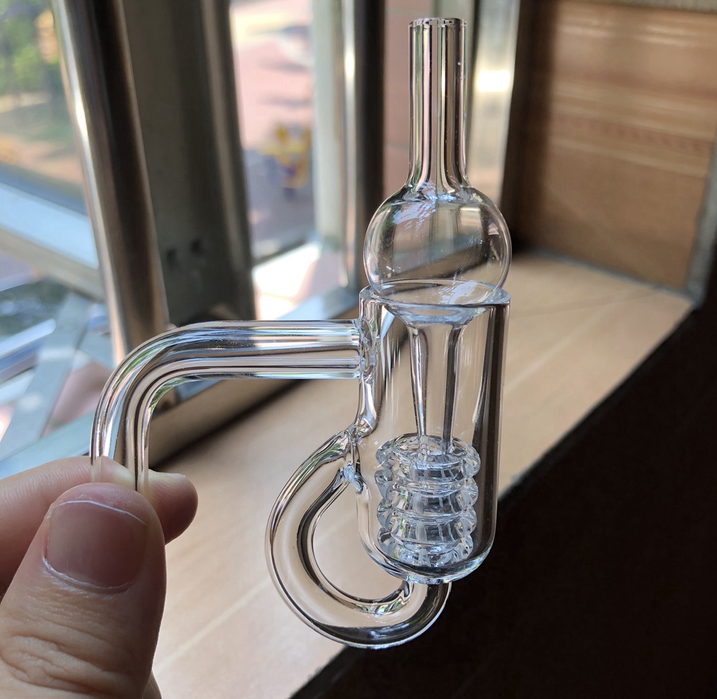 Diamond Knot Loop Quartz Banger 10mm 14mm 18mm Male Female 45 90 Degrees Quartz Loop Banger Nails For Glass Bongs Dab Rigs
Diamond Knot Loop Quartz Banger 10mm 14mm 18mm Male Female 45 90 Degrees Quartz Loop Banger Nails For Glass Bongs Dab Rigs