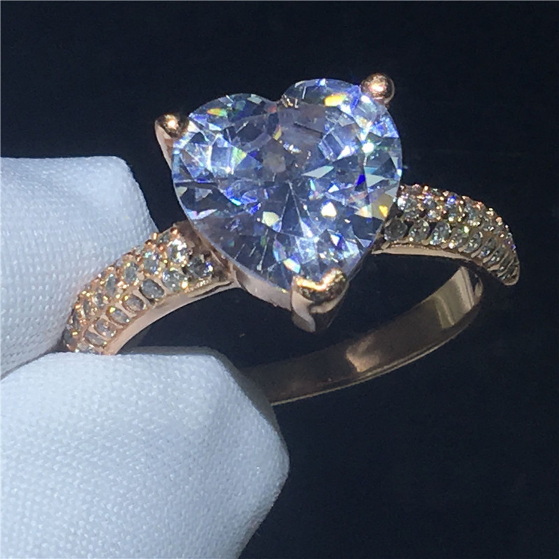 Fashion Heart Shape ring Rose Gold Filled 3t Sona Cz Stone Engagement wedding band ring for women Bridal Jewelry
Fashion Heart Shape ring Rose Gold Filled 3t Sona Cz Stone Engagement wedding band ring for women Bridal Jewelry