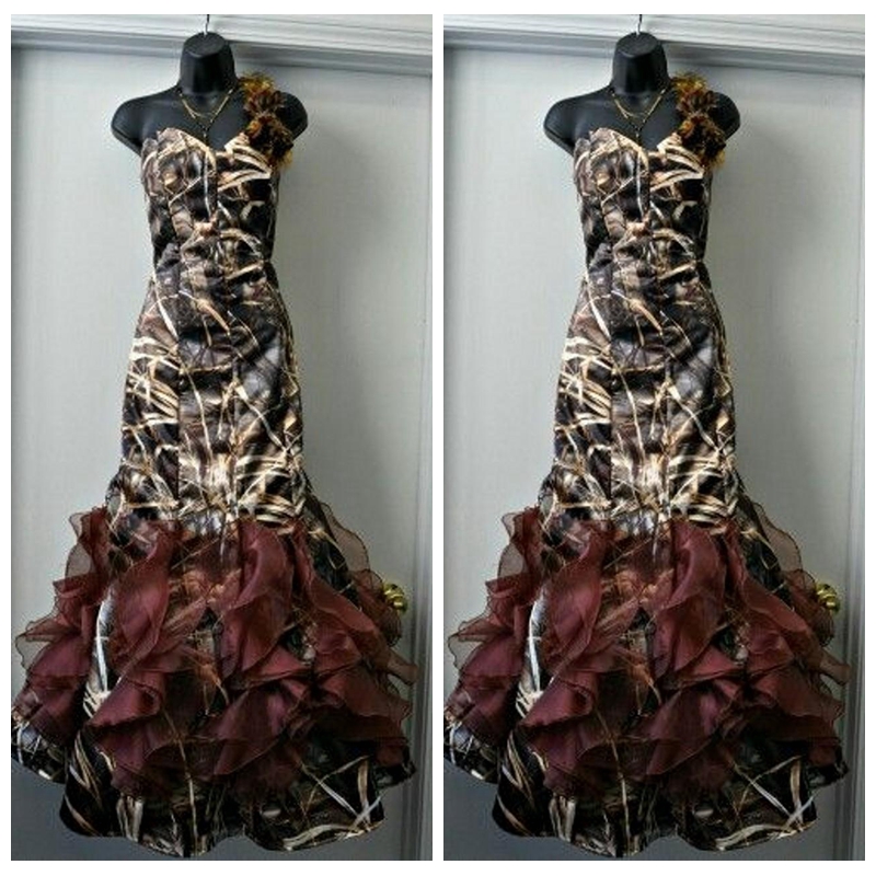 One Shoulder Slim Bulrush Reed Mermaid Camo Prom Dresses Ruffles Floor Length Custom Special Evening Party Gowns 2018 Formal Wear, Hunter green
One Shoulder Slim Bulrush Reed Mermaid Camo Prom Dresses Ruffles Floor Length Custom Special Evening Party Gowns 2018 Formal Wear, Hunter green