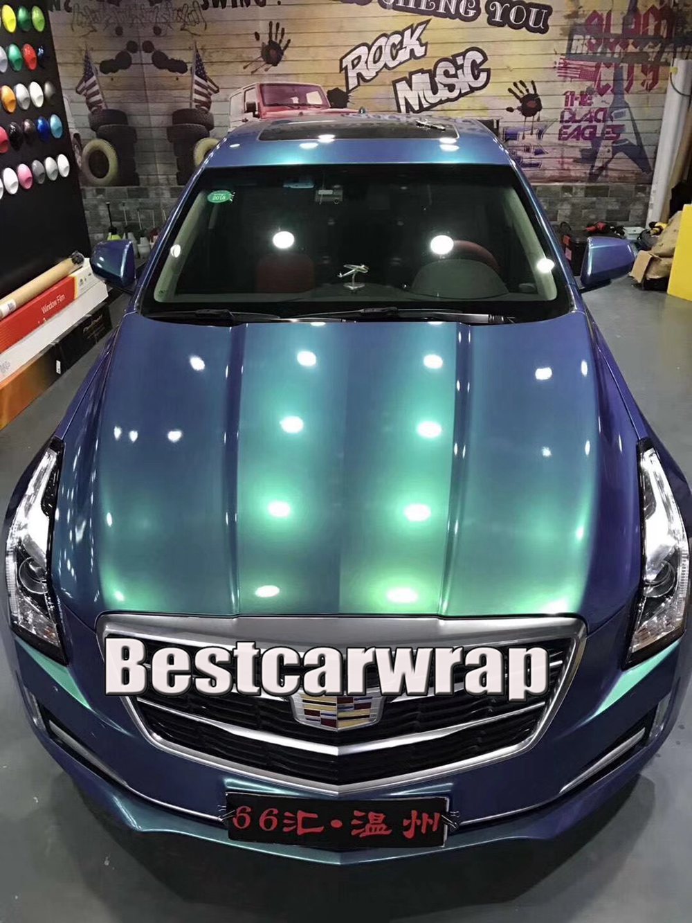 Magic Gloss Green Shift Vinyl Wrap For Car Wrap Covoering Full Car Wrapping Size:1.52*20m( 5x67ft)