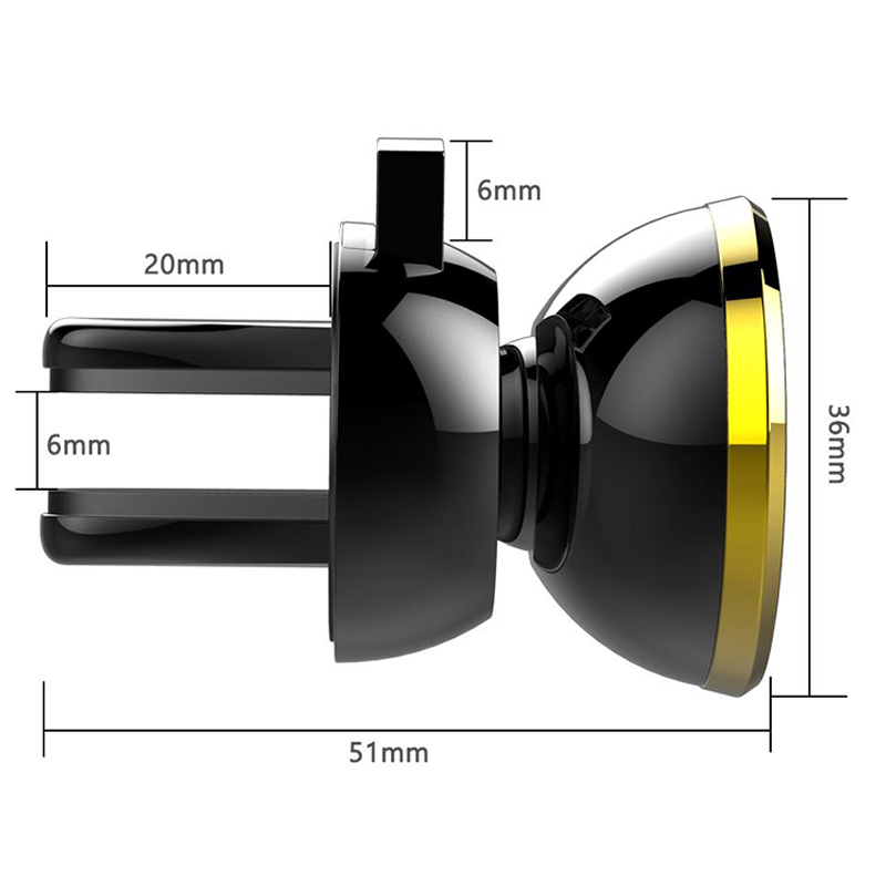Strong Magnetic Car Holder Air Vent Bracket Universal Mobile Phone GPS 360 Degree Rotation Mount