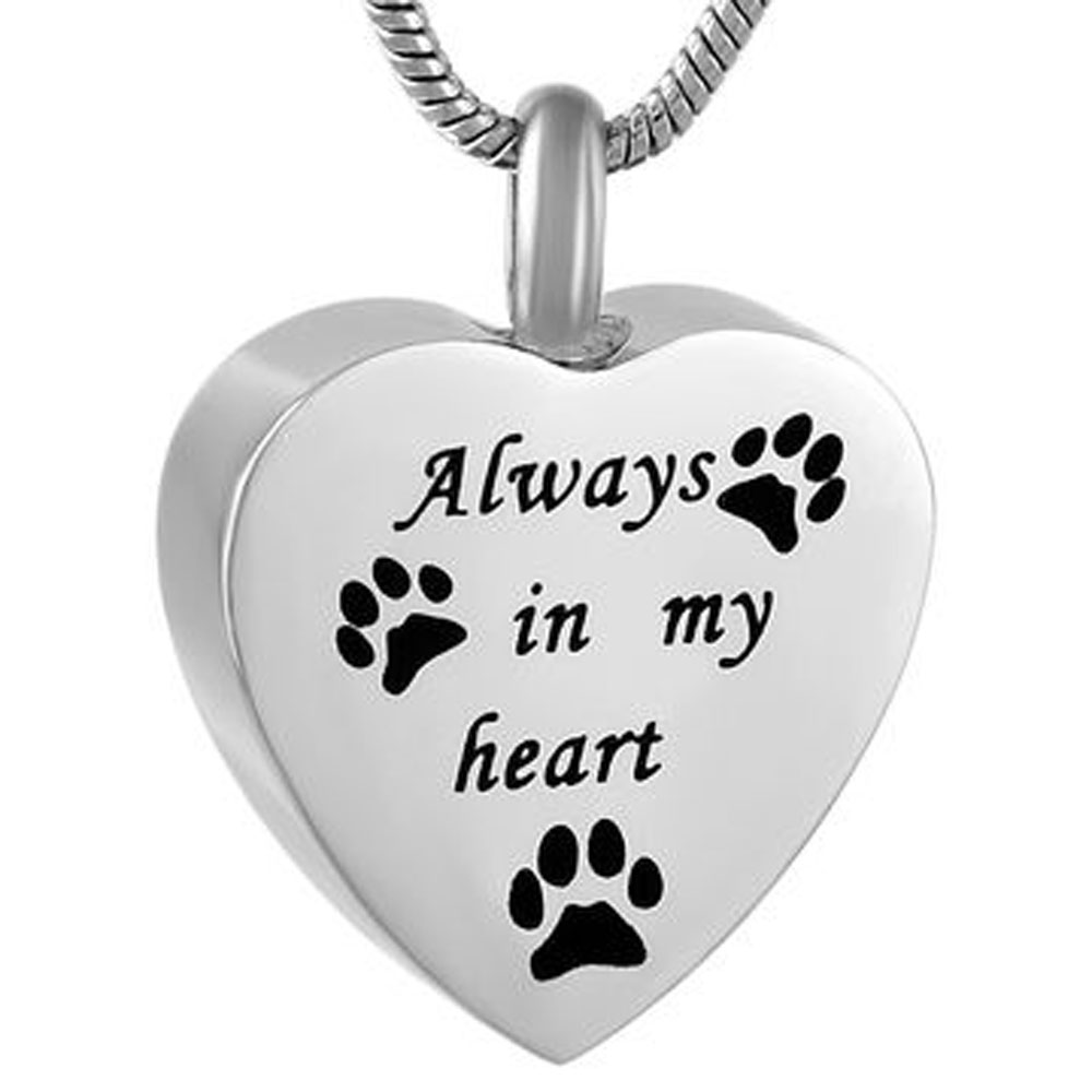 Wholesale custom engraving is always engraved in my heart heart-shaped footprints in the ashes of the funeral cremation souvenir necklace
Wholesale custom engraving is always engraved in my heart heart-shaped footprints in the ashes of the funeral cremation souvenir necklace