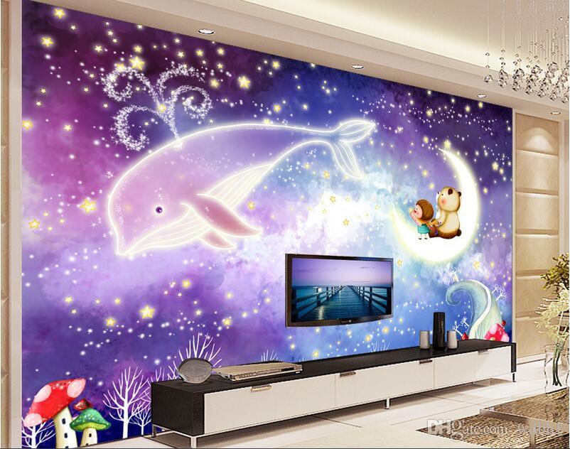 3d wallpaper custom photo Cartoon world whale brown bear children's room Home decor background wall 3d wall murals wallpaper for walls, Purple
3d wallpaper custom photo Cartoon world whale brown bear children's room Home decor background wall 3d wall murals wallpaper for walls, Purple