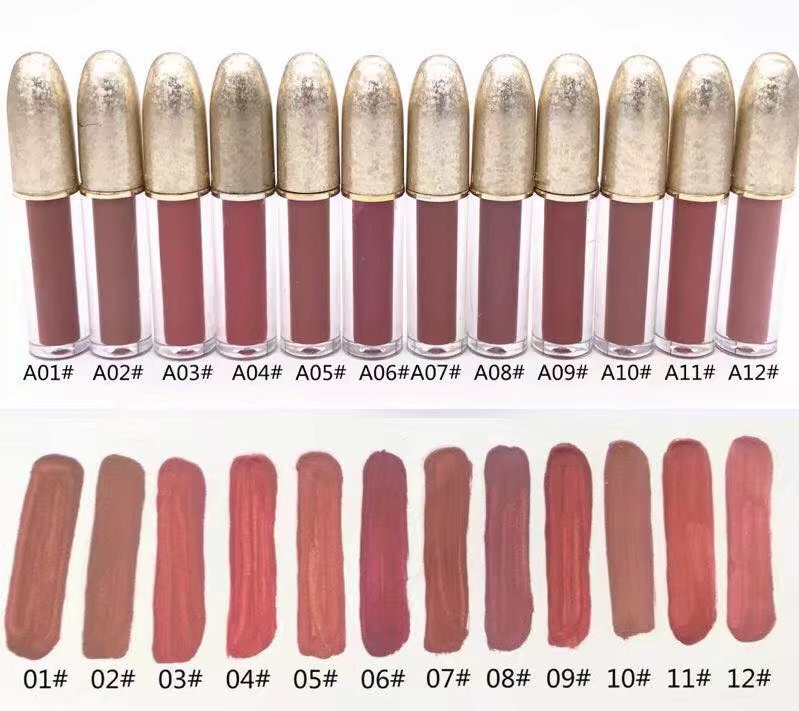 12PCS HOT New Makeup Matte Lipstick Lips Lip Gloss 12 colors golden snow limit Free shipping, Mixed color
12PCS HOT New Makeup Matte Lipstick Lips Lip Gloss 12 colors golden snow limit Free shipping, Mixed color