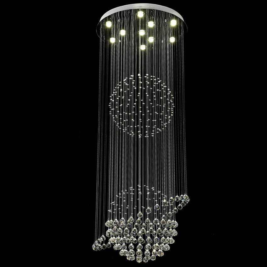 Luxury Modern Stair Lighting Long Crystal Chandelier Large Flush Mount LED Indoor Hallway Light Fixture Hanging Cristals Lustre
Luxury Modern Stair Lighting Long Crystal Chandelier Large Flush Mount LED Indoor Hallway Light Fixture Hanging Cristals Lustre