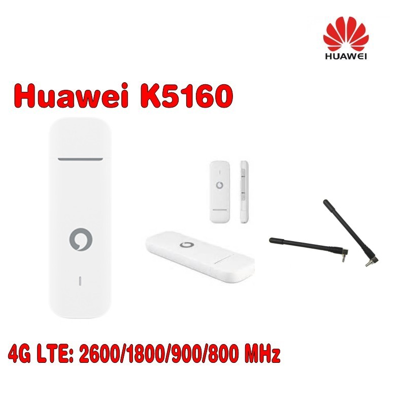 Vodafone K5160 HUAWEI 4G usb dongle 150Mbps Unlocked 4G MODEM Plus 2pcs antenna
Vodafone K5160 HUAWEI 4G usb dongle 150Mbps Unlocked 4G MODEM Plus 2pcs antenna