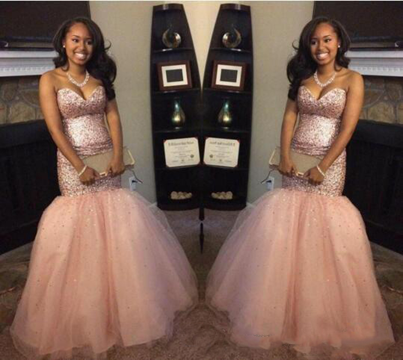 2017 Peach Aso Ebi Bling bling Sequins Black Girl Backless Mermaid Prom Dresses Sweetheart Backless vintage South Africa Evening Gowns, Yellow
2017 Peach Aso Ebi Bling bling Sequins Black Girl Backless Mermaid Prom Dresses Sweetheart Backless vintage South Africa Evening Gowns, Yellow