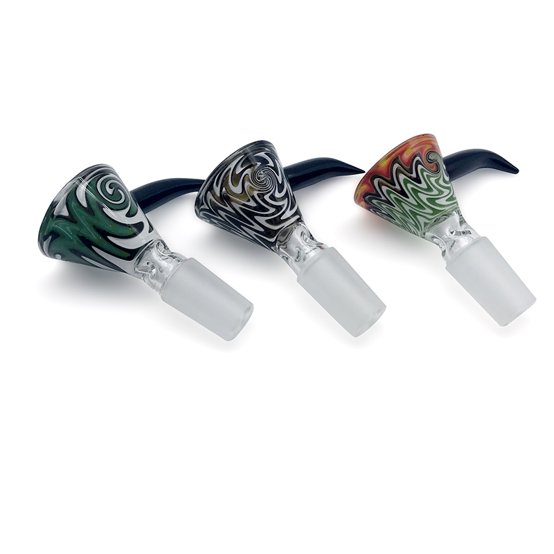 New 14mm 18mm Wig Wag Glass Bowls With Handle Male Colored Smoking Bong Bowls Piece For Tobacco Glass Water Pipes Dab Rigs
New 14mm 18mm Wig Wag Glass Bowls With Handle Male Colored Smoking Bong Bowls Piece For Tobacco Glass Water Pipes Dab Rigs