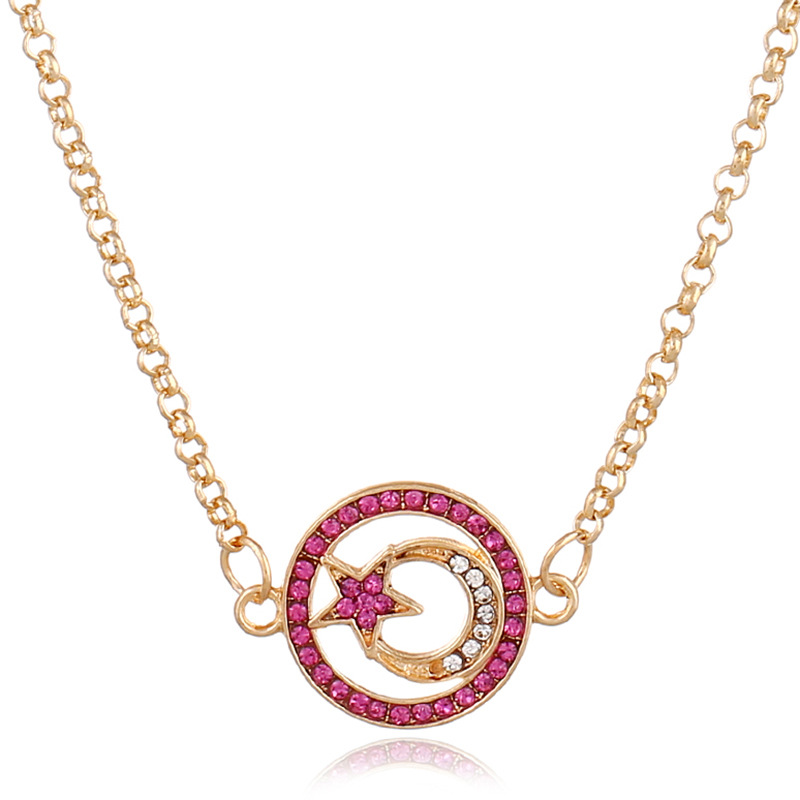 2018 new Korean fashion personality simple 13g hollow star with moon crystal necklaces for female Romantic gift chain jewelry
2018 new Korean fashion personality simple 13g hollow star with moon crystal necklaces for female Romantic gift chain jewelry