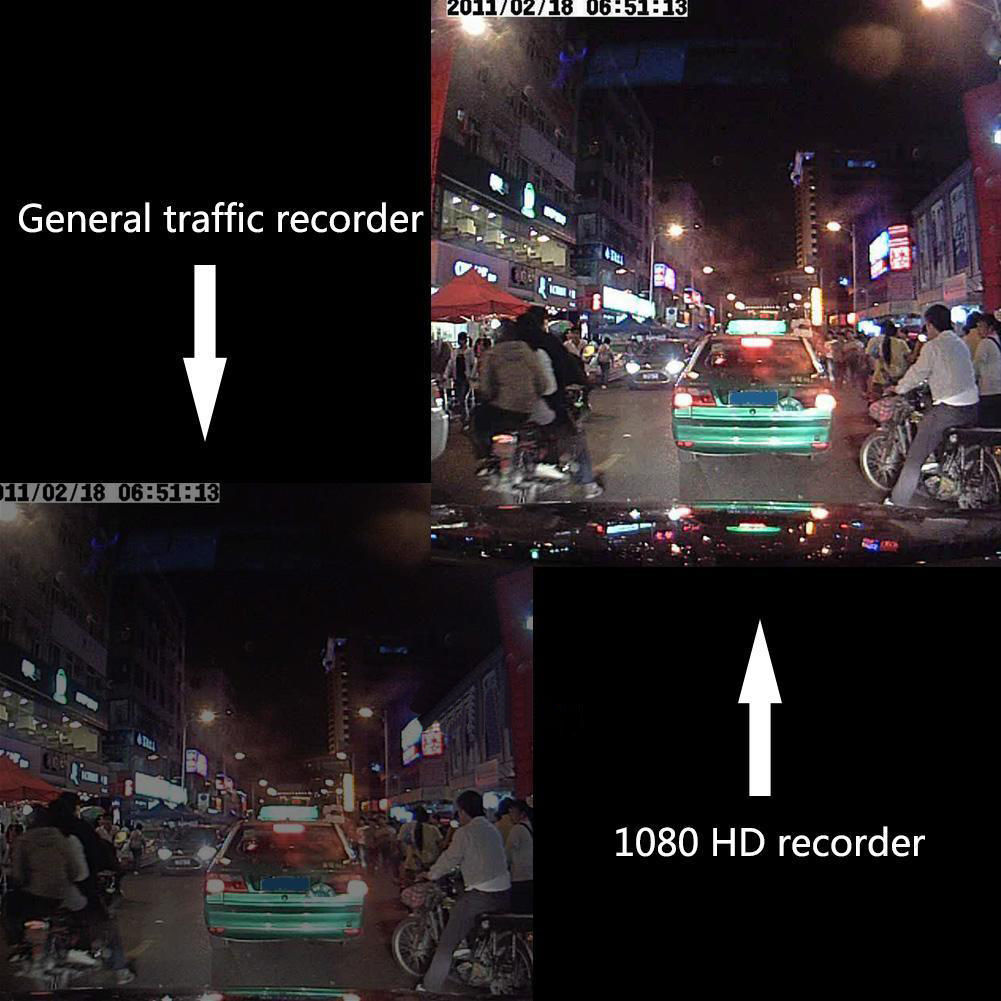 30quot Vehicle 1080P Car DVR Dashboard DVR Camera Video Recorder Dash Cam GSensor GPS