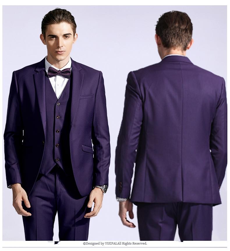 New Design Purple Groom Tuxedos High Quality Man Blazer Notch Lapel One Button Men Business Dinner Prom Suit(Jacket+Pants+Tie+Vest) 908, Same as image
New Design Purple Groom Tuxedos High Quality Man Blazer Notch Lapel One Button Men Business Dinner Prom Suit(Jacket+Pants+Tie+Vest) 908, Same as image