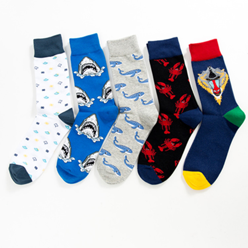 Men's Funny Colorful Combed Cotton Happy Socks Multi Pattern Argyle Stripe Cartoon Dot Novelty Skateboard Art Socks2PCS=1PAIRS, Black
Men's Funny Colorful Combed Cotton Happy Socks Multi Pattern Argyle Stripe Cartoon Dot Novelty Skateboard Art Socks2PCS=1PAIRS, Black