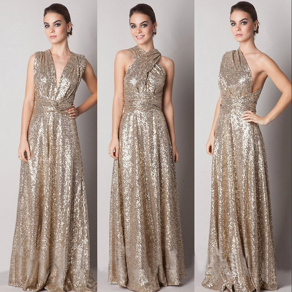 NEW ARRIVAL Convertible Long Bridesmaid Dresses Sequined For Wedding Party Under 100, Same as image
NEW ARRIVAL Convertible Long Bridesmaid Dresses Sequined For Wedding Party Under 100, Same as image