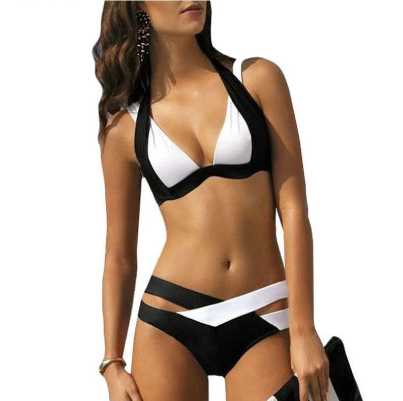 Women Sexy Bikinis Ladies Swimsuit Swimwear Halter Top Plaid Brazillian Bikini Set Bathing Suit Summer Beach Wear Biquini
Women Sexy Bikinis Ladies Swimsuit Swimwear Halter Top Plaid Brazillian Bikini Set Bathing Suit Summer Beach Wear Biquini