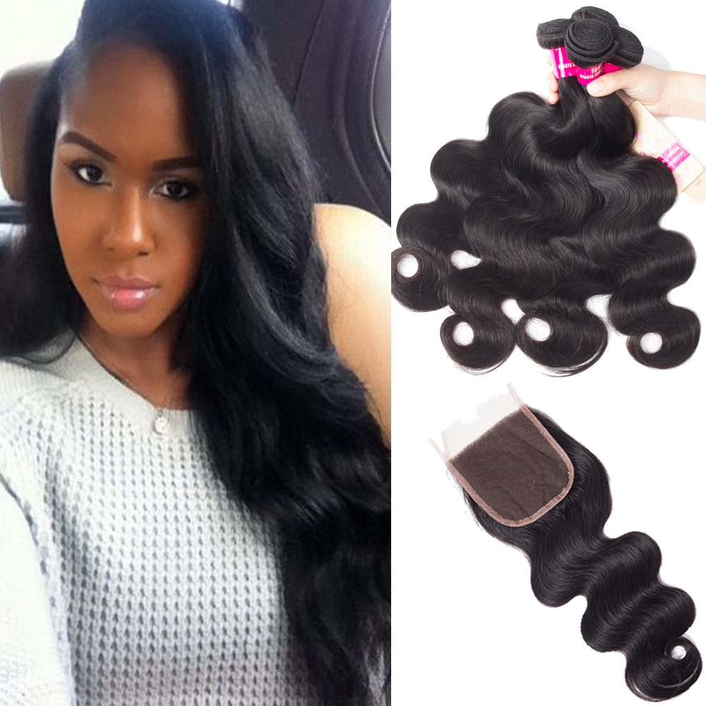 8A Brazilian Virgin Hair With Closure 3 Bundles Brazilian Body Wave Straight Loose With 4x4 Lace Closure 100% Unprocessed Remy Human Hair
8A Brazilian Virgin Hair With Closure 3 Bundles Brazilian Body Wave Straight Loose With 4x4 Lace Closure 100% Unprocessed Remy Human Hair