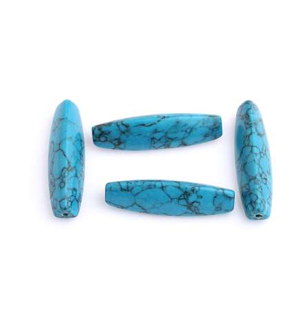 Blue Stone Turquoises Beads Natural Stone Faceted Long Loose Beads Geometric 12x40MM Jewelry Bracelet Accessories Making DIY
Blue Stone Turquoises Beads Natural Stone Faceted Long Loose Beads Geometric 12x40MM Jewelry Bracelet Accessories Making DIY