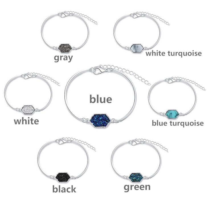 Natural Stone Diamond Crystal Charm Bracelets for Women New Korean Fashion Jewelry Free Shipping Black blue white
Natural Stone Diamond Crystal Charm Bracelets for Women New Korean Fashion Jewelry Free Shipping Black blue white