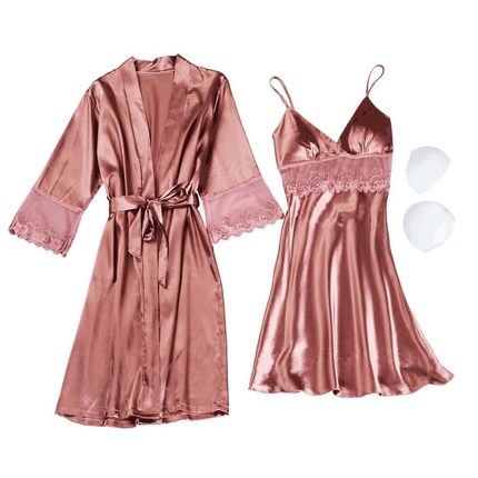 high quality Women Lace Sleeping Clothes 4 Seasons Fashion Sexy Sets V-Neck Sleepwear Women's Pajamas Spaghetti Strap With Coat, 01
high quality Women Lace Sleeping Clothes 4 Seasons Fashion Sexy Sets V-Neck Sleepwear Women's Pajamas Spaghetti Strap With Coat, 01