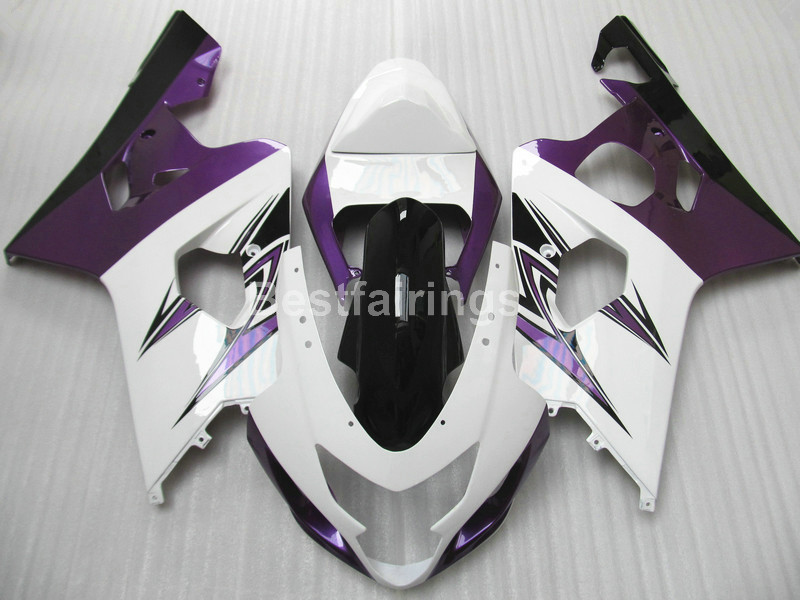 Hot sale fairing kit for SUZUKI GSXR600 GSXR750 2004 2005 black white purple GSXR 600 750 K4 K5 fairings TT43, Same as picture
Hot sale fairing kit for SUZUKI GSXR600 GSXR750 2004 2005 black white purple GSXR 600 750 K4 K5 fairings TT43, Same as picture