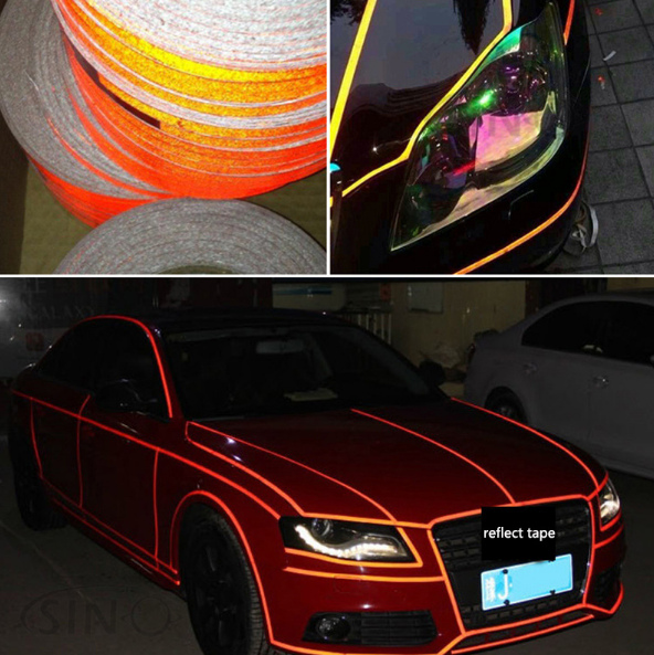 Car Sticker 1cm*5m Reflective Sheeting Tape Adhesive Film Reflect Auto Body Motorcycle Bike Stickers Vinyl Decal Style Decoration
Car Sticker 1cm*5m Reflective Sheeting Tape Adhesive Film Reflect Auto Body Motorcycle Bike Stickers Vinyl Decal Style Decoration