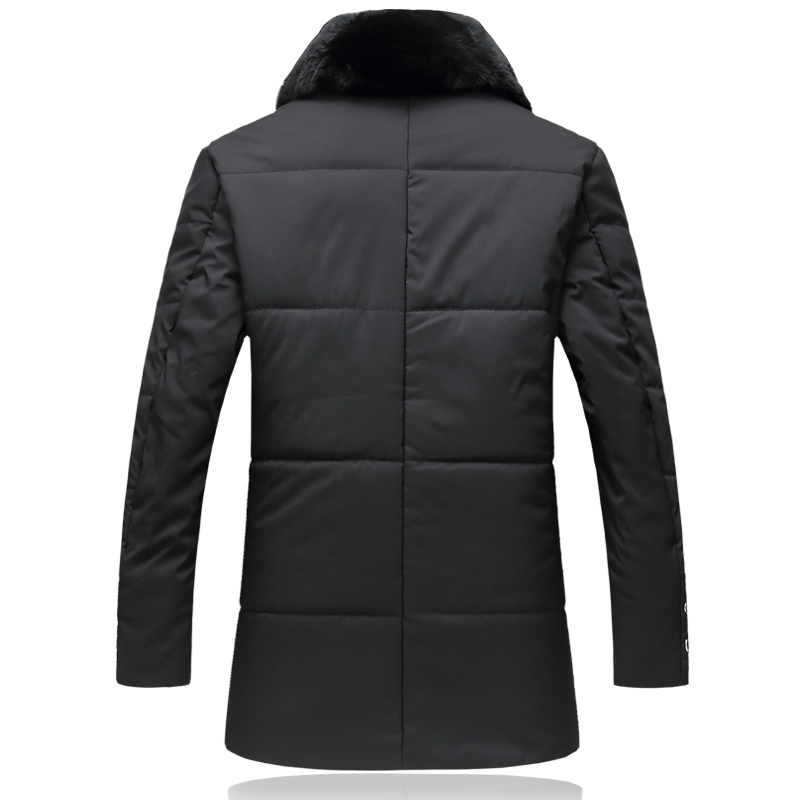 LONMMY 6XL 7XL Winter jacket men casual Parkas Fur collar Cotton clothing Warm mens jackets and coats Long style 2018 Autumn C18111201