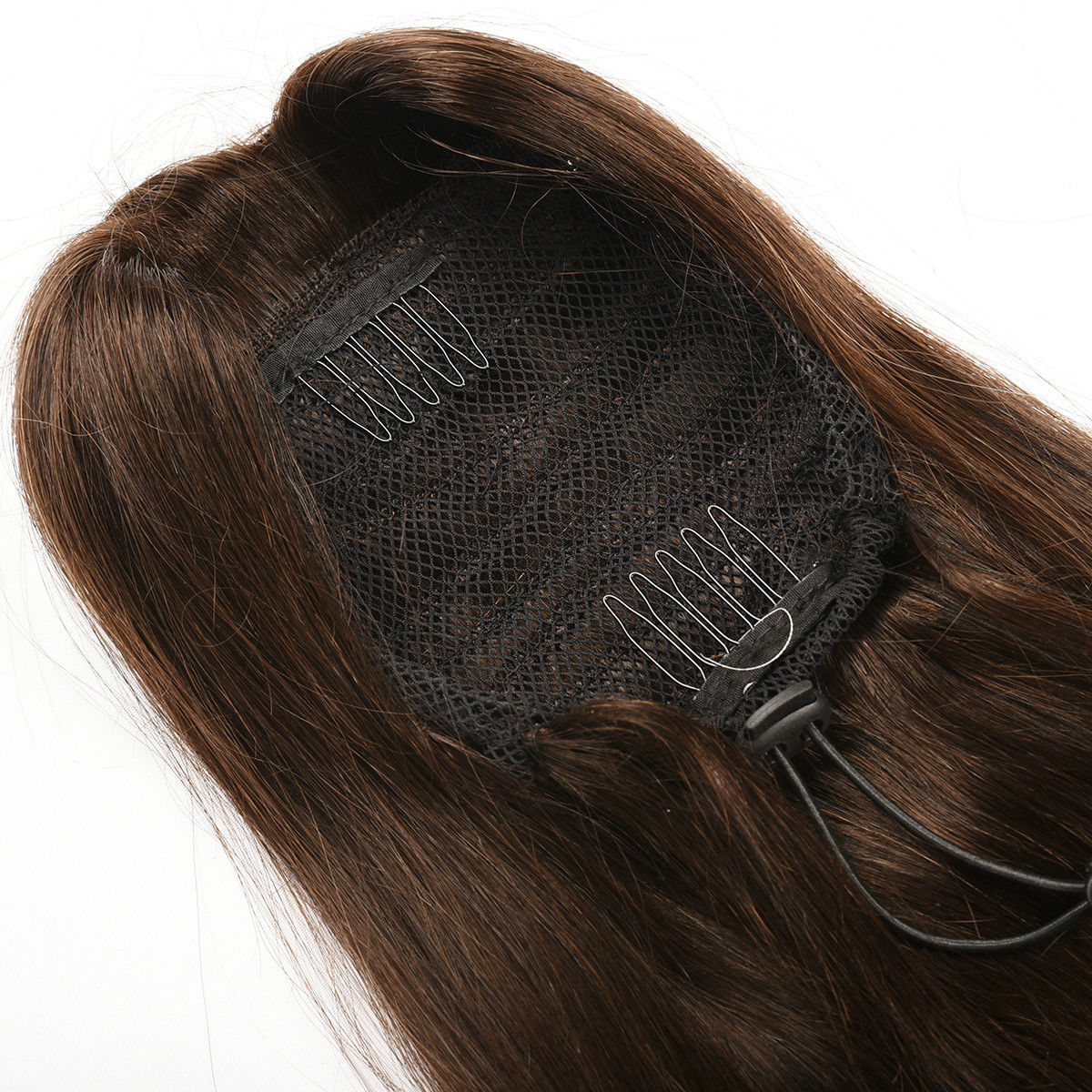 Drawstring Remy Human hair horse Pony tail Clip In Ponytail Human Hair extension Mix Color Ponytail Straight Human Hair