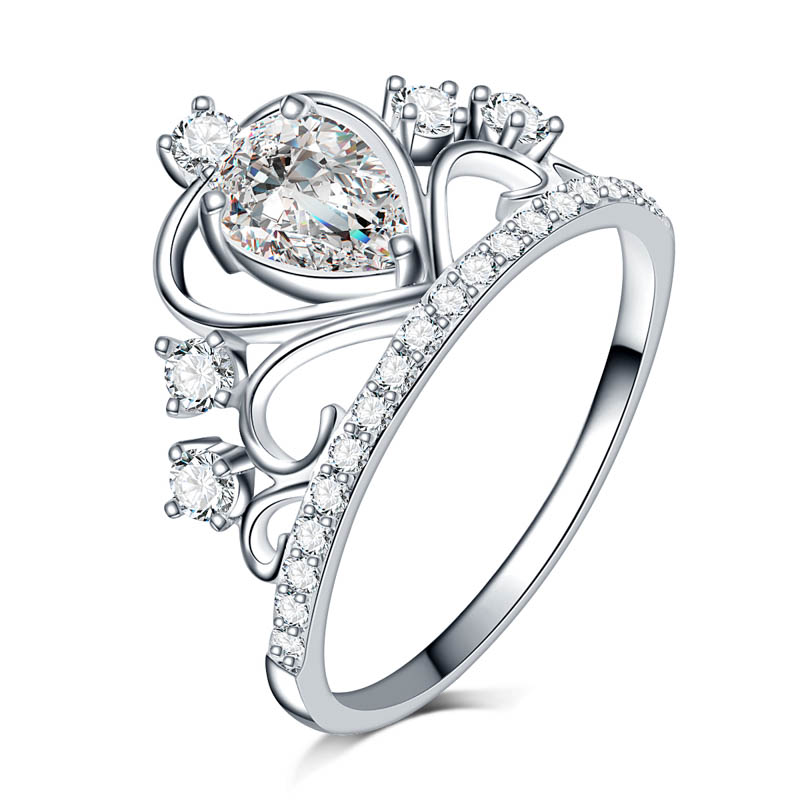 Luxury Stone white Gold Plated Ring Women Girl Elegant 925 Sterling Silver Crystal Wedding Gift Jewelry Finger Rings
Luxury Stone white Gold Plated Ring Women Girl Elegant 925 Sterling Silver Crystal Wedding Gift Jewelry Finger Rings