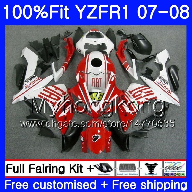 Injection Body For YAMAHA YZF R 1 YZF-1000 YZF-R1 07 08 227HM.42 YZF 1000 YZFR1 07 08 YZF1000 YZF R1 glossy red frame 2007 2008 Fairing Kit, No. 1
Injection Body For YAMAHA YZF R 1 YZF-1000 YZF-R1 07 08 227HM.42 YZF 1000 YZFR1 07 08 YZF1000 YZF R1 glossy red frame 2007 2008 Fairing Kit, No. 1
