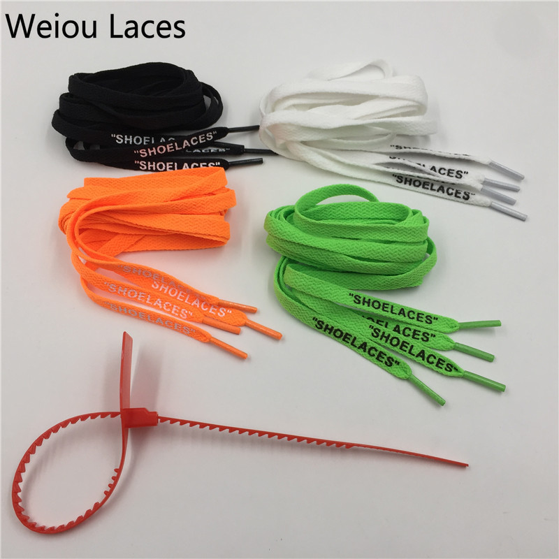Weiou Hot Selling Polyester Flat Green White Black Orange Printing Single Head "SHOELACES" With Straps Zip Tie For Sport Shoe 130cm
Weiou Hot Selling Polyester Flat Green White Black Orange Printing Single Head "SHOELACES" With Straps Zip Tie For Sport Shoe 130cm