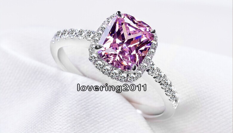 Fashion Jewelry Classic jewelry Pink birthstone 5A Zircon stone 925 Sterling silver Wedding Ring Sz 5-10 Free shipping Gift R106
Fashion Jewelry Classic jewelry Pink birthstone 5A Zircon stone 925 Sterling silver Wedding Ring Sz 5-10 Free shipping Gift R106