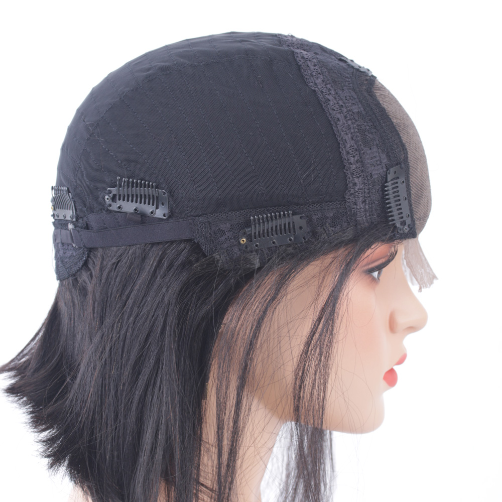 Evermagic Lace Front Human Hair Wigs For Charming Womem Beautiful Hairstyle Brazilian Virgin Hair Body Wave 8-22inch Natural Color