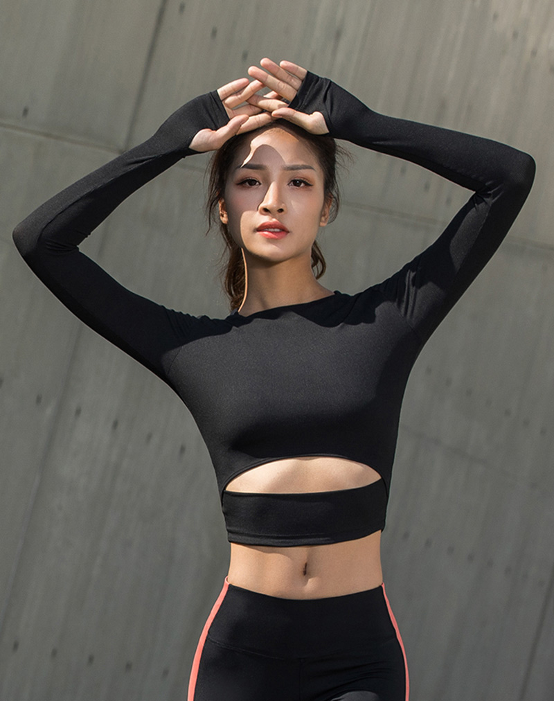 Women Gym White Yoga Crop Tops Yoga Shirts Long Sleeve Workout Tops Fitness Running Sport T-Shirts Training Yoga Sportswear, Black
Women Gym White Yoga Crop Tops Yoga Shirts Long Sleeve Workout Tops Fitness Running Sport T-Shirts Training Yoga Sportswear, Black