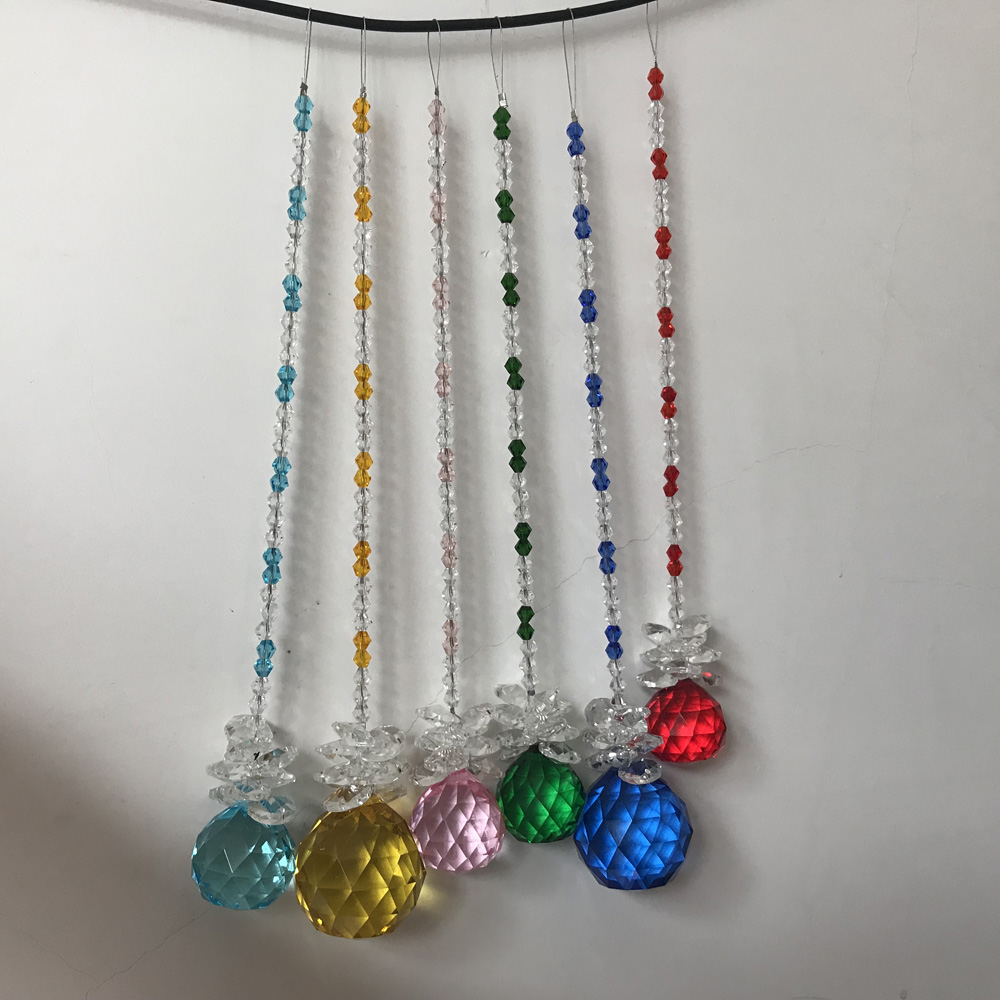 6PCS Chakra Crystal Suncatcher Ball Prisms Pendant Handmade Ornament Rainbow Maker Hanging Drop Decoration Gift W084
6PCS Chakra Crystal Suncatcher Ball Prisms Pendant Handmade Ornament Rainbow Maker Hanging Drop Decoration Gift W084