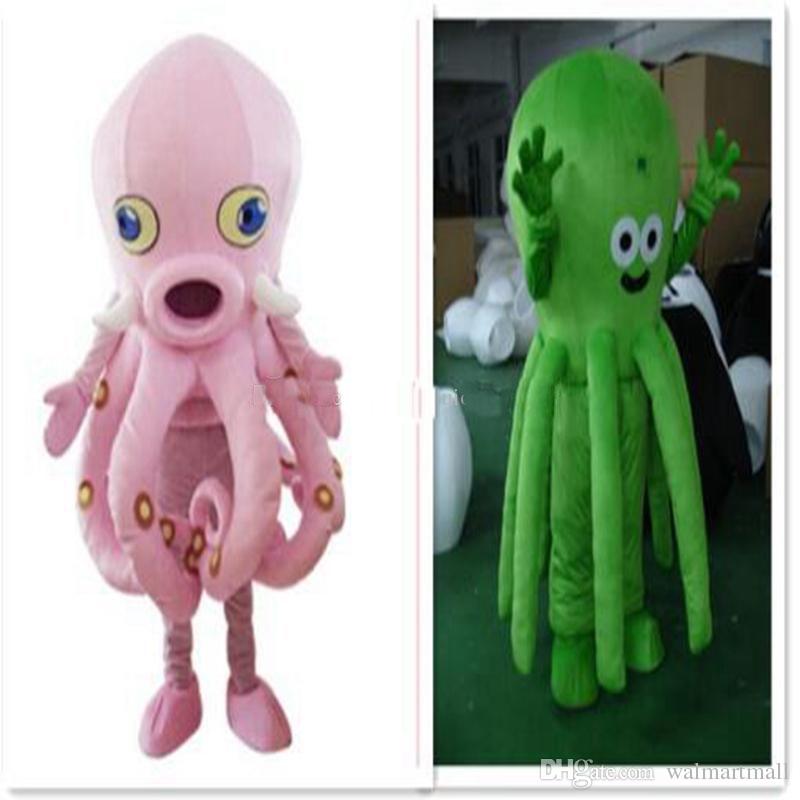 Custom Ocean Animal Octopus mascot costume Animal cartoon character costumes Perform Halloween carnival party dress With two color, Pink
Custom Ocean Animal Octopus mascot costume Animal cartoon character costumes Perform Halloween carnival party dress With two color, Pink