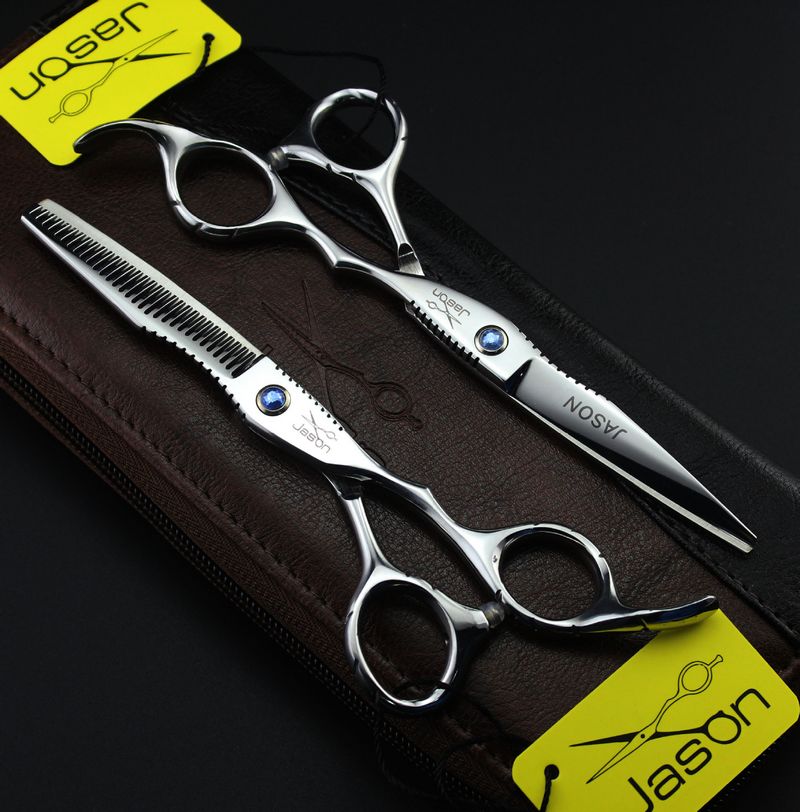JASON HA-01 6.0 inch right hand Cutting/thinning scissors. 17.5CM 6CR 62HRC forfex set