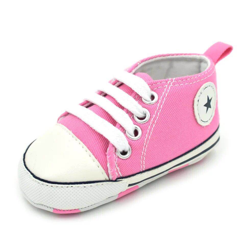 New Canvas Classic Sports Sneakers Newborn Baby Boys Girls First Walkers Shoes Infant Toddler Soft Anti-slip Baby Shoes, White
New Canvas Classic Sports Sneakers Newborn Baby Boys Girls First Walkers Shoes Infant Toddler Soft Anti-slip Baby Shoes, White